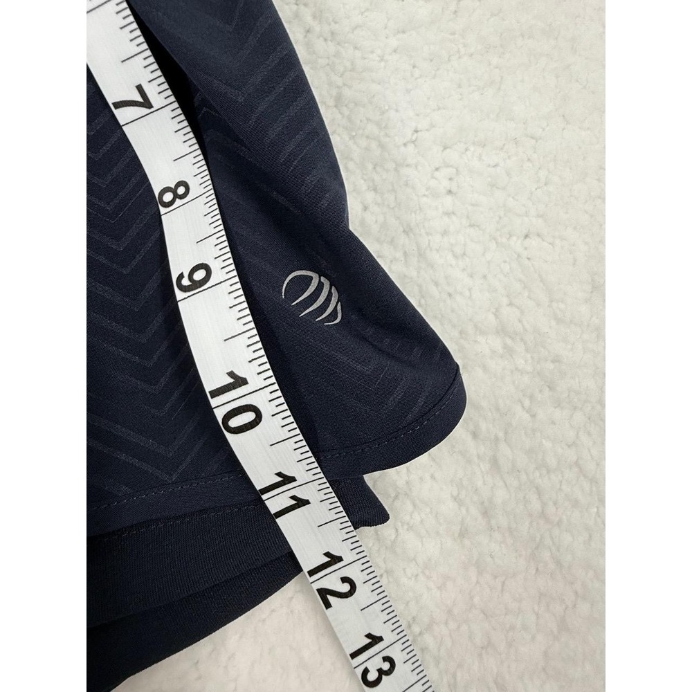 MPG Bue Chevron‎ Pattern Striped Waistband Athletic WomenShorts Size US Large - Picture 7 of 7
